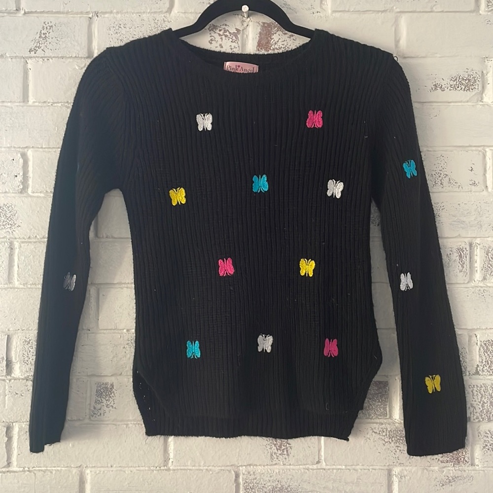 Pink Angel Girl Sweater Size L/14